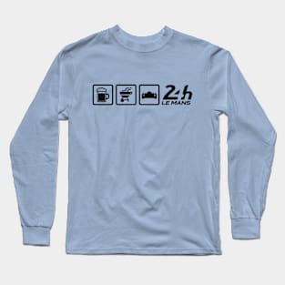 Drink BBQ Race Le Mans 24 Hours Long Sleeve T-Shirt